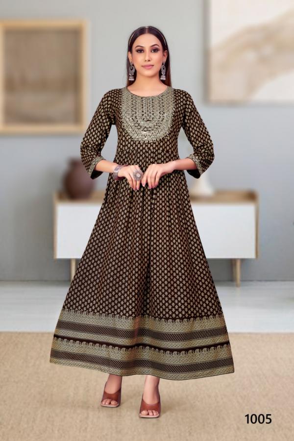 Jinesh Nx Mitali Ethnic Wear Anarkali Kurti Collection